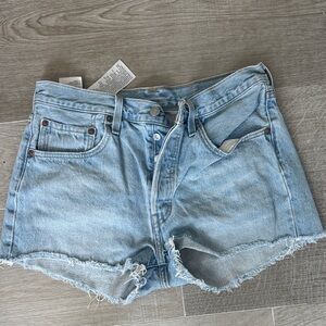 Levi’s Blue Denim Women Shorts